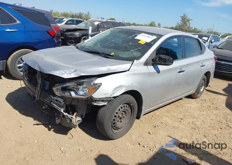 2019 Nissan Sentra S из США, поврежденный, VIN 3N1AB7APXKY255172